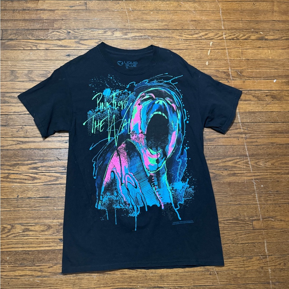 Liquid Blue Pink Floyd T shirt Size Medium